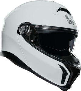 AGV Tourmodular Solid Helmet 2XL Gloss White Unisex - Modular helmet, 2XL, Gloss White, Unisex, by AGV