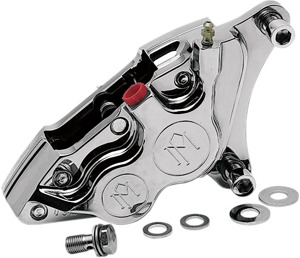 Performance Machine 137x4B Left Caliper Chrome 11.5in Compatible with ABS