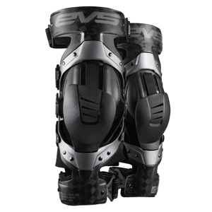 EVS Axis Sport Knee Brace Pair Black/Grey - Large - Knee protection pair in Black/Grey - Size Large