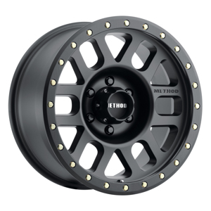 MR309 Grid 17x8.5 0mm Offset 6x135 94mm CB Matte Black Wheel