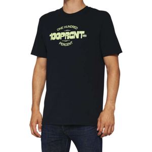 100% Men's Serpico Tee Black Medium - Cotton