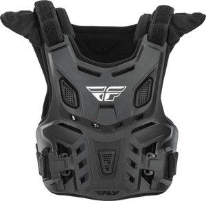 Fly Racing Youth Revel Roost Guard Race Black - Youth chest protector, black color
