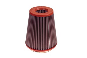 Conical Air Filter w/Polyurethane Top - 141mm ID / 230.5mm H - Twin Air Inlets