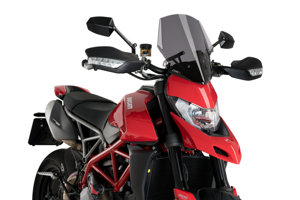 Puig Naked New Gen Sport Windscreen Dark Smoke For Ducati Hypermotard 950 19-23