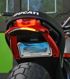 New Rage Cycles Fender Eliminator Kit Black Fits 15-17 Ducati Scrambler