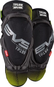 EVS TP199 Knee/Shin Guard Youth Black/Hi-Vis - Youth knee/shin guards in Black/Hi-Vis