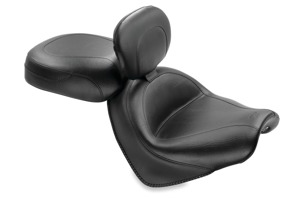 Mustang Wide Vintage Seat Black For 04-09 Honda VTX1300C
