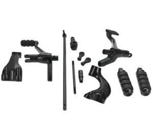 Biker's Choice Black Forward Control Kit For HD Sportser