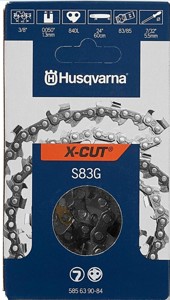 HUSQVARNA X-CUT S83G Saw Chain - 3/8IN - Replacement saw chain, 3/8 inch pitch