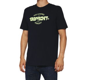100% Men's Serpico Tee Black Small - Cotton