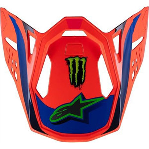 Alpinestars S-M10 Deegan Visor Orange/Purple/Pink Fluo
