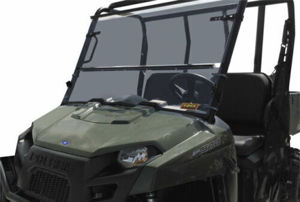 QuadBoss Folding Windshield 0.177" Fits 16-22 Kawasaki KRF800 Teryx