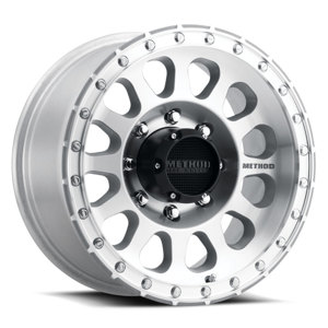 MR315 18x9 +18mm Offset 8x180 130.81mm CB Machined/Clear Coat Wheel