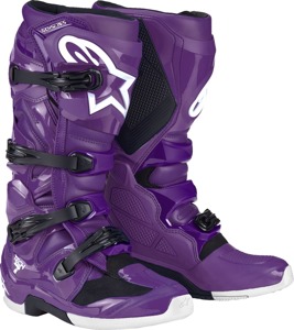 Alpinestars Tech 7 Boots Purple US Size 12 - Off-road riding boots in purple, size US 12