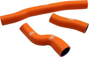Moose Race Fit Radiator Hose Kit Orange For KTM/Husqvarna/GasGas - Silicone hose kit For KTM, Husqvarna, GasGas