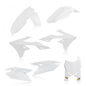 Cycra Replica Plastic Kit White For 18-25 Suzuki RMZ250 RMZ450