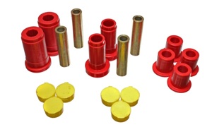 Red Front Control Arm Bushing Set Fits 02-05 Dodge Ram 1500 2WD