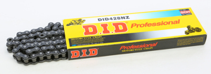 DID 428NZ Series Non O-Ring Drive Chain 120 Link Black - Non O-Ring drive chain, 428 pitch, 120 links, black