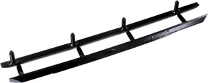 Woody's 4" Competition Carbide Wear Bars Black Pair For Arctic Cat Mini Sleds