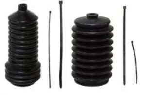 Bronco Steering Rack Boot Kit - Replacement steering rack boot kit with clamps