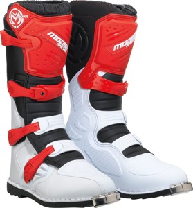 Moose Offroad Qualifier Boots Red Size 11 - Durable off-road boots in red, size 11