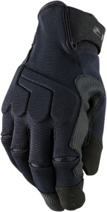 Z1R Mill D3O Gloves Black Large Men's Short Cuff - Men's large short cuff gloves in black by Z1R