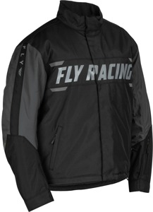 Fly Racing Outpost Jacket Black/Grey 2X-Large - Weatherproof snow jacket, size 2X-Large, Black/Grey