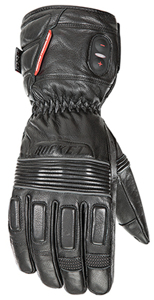 Joe Rocket Rocket Burner Leather Heated Gloves Black XL Men's - Heated leather gloves, Black, XL, Men's