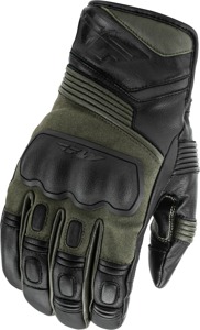 Fly Racing Surveyor Gloves OD Green 4X-Large - Midweight, weatherproof street gloves in 4X-Large OD Green