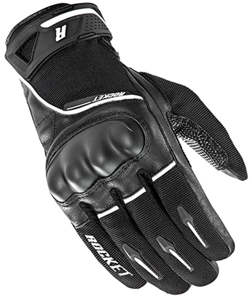Joe Rocket Super Moto Glove Black/White Mens Medium - Mens medium moto gloves, black/white