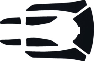 WSM Traction Mat Set Black For Polaris Genesis 1200 1999-2004 - Traction mat set for Polaris Genesis 1200 1999-2004