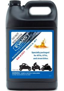 Evans Waterless Powersports Coolant 1 Gallon - Waterless coolant for all powersport vehicles