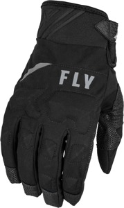 Fly Racing Youth Boundary Gloves Black Youth Large - Weatherproof snow gloves for youth riders
