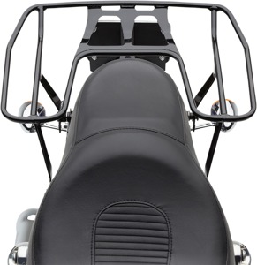Cobra BA Wrap Around Rack Black Fits Harley-Davidson