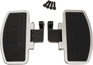 Cobra Chrome Boulevard Passenger Floorboards Fits Vstar 1100