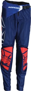 Moose Youth Agroid Mesh Pants Blue Red White Size 26 Unisex - Youth mesh pants, size 26, blue/red/white