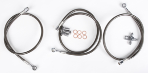 Rear Brakeline Kit +4" Smoke - For 04-13 Yamaha YFZ450