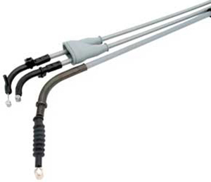 Motion Pro Armor Coat Throttle Cable Black - Coil-wound throttle cable with nylon sleeve