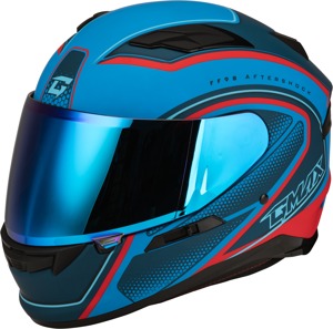 GMAX FF-98 Aftershock Helmet Matte Blue/Red Medium