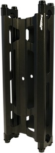 PowerMadd Wide Pivot Riser 10in with Clamps and Bolts Black Satin