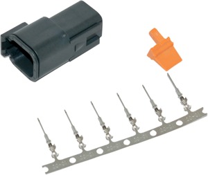 Namz DTM 6-Position Connector Receptacle Black MDR-6B