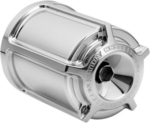 Arlen Ness Beveled Reusable Chrome Oil Filter