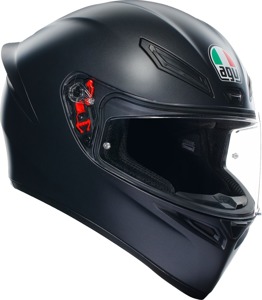 AGV K1 S Solid Helmet Matte Black 2XL Full Face Unisex - Full face matte black helmet, size 2XL, unisex