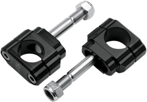 Renthal Bar Mounts Black 1-1/8 in. 5mm Offset Fits 08-09 KX450F