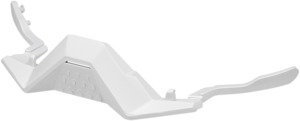 100% Armega Nose Guard White