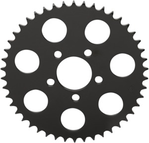 Drag Specialties 530 Chain Conversion Rear Sprocket 46T Black Harley For 2000-2024