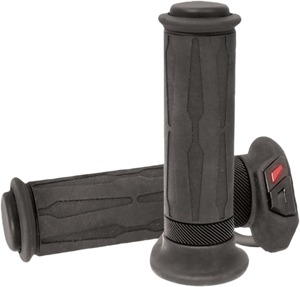 Koso Apollo Heated Grips for Twist Throttle - Black