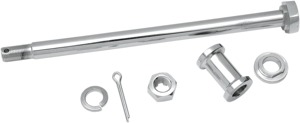 Drag Specialties Rear Axle Kit Chrome For Harley-Davidson XLH XLT XLCH KH - Rear axle kit for Harley-Davidson models