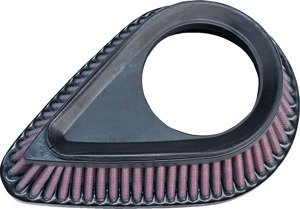 Performance Machine Jet Air Cleaner Replacement Air Filter Black - Replacement filter for Jet air cleaner