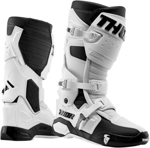 Radial Dirt Bike Boots - White Men's Size 9